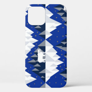 Polar Beer op Iceberg Naadloos Patroon. iPhone 12 Hoesje