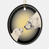 Polar Beer Ornament Moeder Baby Persoonlijke cadea (Links)