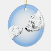 Polar Beer Ornament Moeder Baby Persoonlijke cadea (Links)