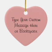 Polar Beer Ornament Moeder Baby Persoonlijke cadea (Achterkant)