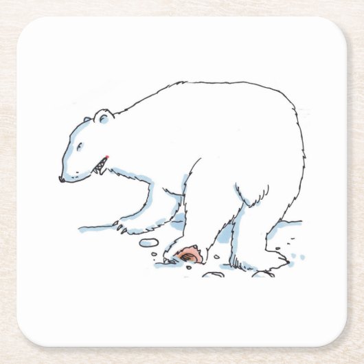 Polar Beer papier onderzetters (Voorkant)