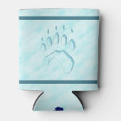 Polar Beer Paw Print Blikjeskoeler (Voorkant)