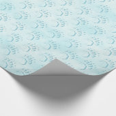 Polar Beer Paw Print Cadeaupapier (Hoek)