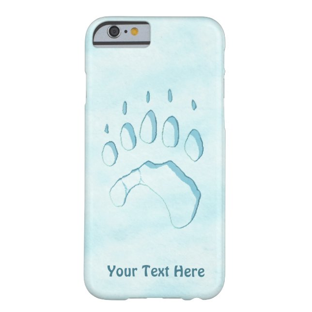 Polar Beer Paw Print Case-Mate iPhone Case (Achterkant)
