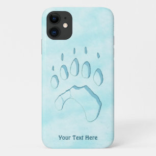 Polar Beer Paw Print iPhone 11 Hoesje