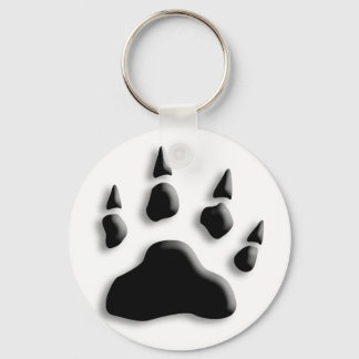 Polar Beer Paw Print Sleutelhanger