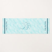 Polar Beer Paw Print Yogamat (Voorkant (horizontaal))