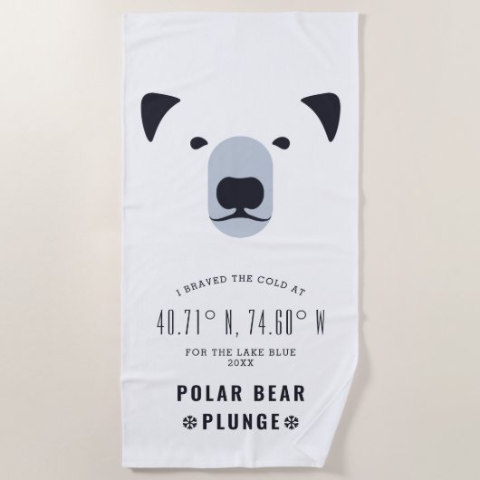 Polar Beer Plunge Strandlaken (Voorkant)