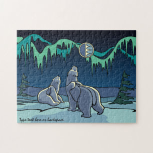 Polar Beer Puzzle Personalized Polar Beer Art Gift Legpuzzel