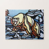 Polar Beer Puzzle Personalized Polar Beer Art Gift Legpuzzel (Horizontaal)