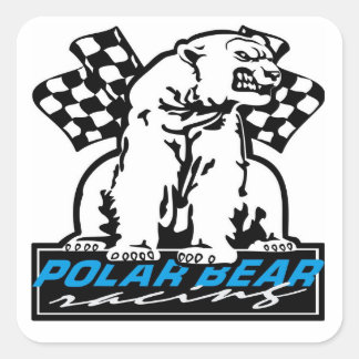 Polar Beer Racing Vierkante Sticker