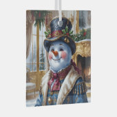 Polar Beer Santa Christmas Design Glas Ornament (Voorkant Rechts)