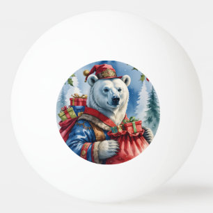 Polar Beer Santa Christmas Design Pingpongballen