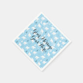 Polar Beer Snowflakes Voeg uw bericht toe Servet (Hoek)