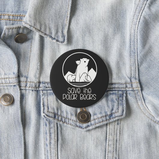 Polar Beer Support Button (In situ)