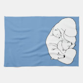 Polar Beer Towel moeder en Beer Tea Towel Theedoek (Horizontaal)