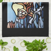 Polar Beer Towel Native Art Beer Tea Towel Gift Theedoek (Gevouwen)