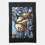 Polar Beer Towel Native Art Beer Tea Towel Gift Theedoek (Verticaal)