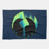 Polar Beer Towel Northern Lights Beer Tea Towel Theedoek (Horizontaal)