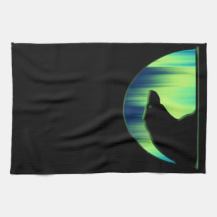 Polar Beer Towel Northern Lights Beer Tea Towel Theedoek