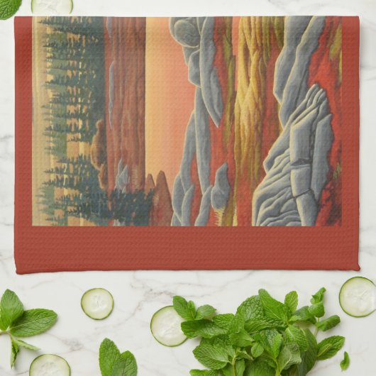 Polar Beer Towel Polar Beer Art Tea Towel Gift Theedoek (Gevouwen)