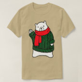 Polar Beer Ugly KerstSweater Winter T-shirt (Design voorkant)