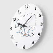 Polar Beer wandklok Grote Klok (Hoek)