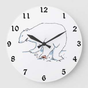 Polar Beer wandklok Grote Klok