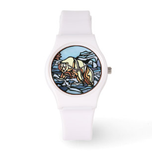 Polar Beer Watch Native Art Beer polshorloge Horloge
