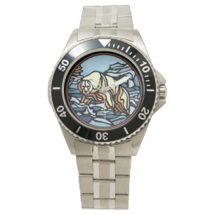 Polar Beer Watch Native Art Beer polshorloge Horloge