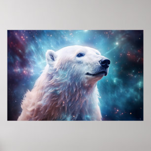 Polar Beer Wilde Dier Majestic Wilderness Art Poster