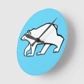 POLAR BEER- Wildlife -Arctic Blue Ronde Klok (Hoek)