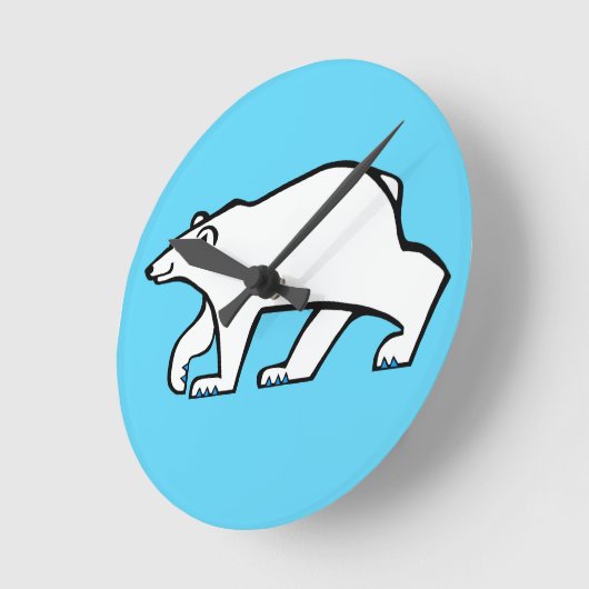 POLAR BEER- Wildlife -Arctic Blue Ronde Klok (Hoek)
