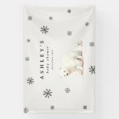 Polar Beer Winter Baby shower Spandoek (Verticaal)