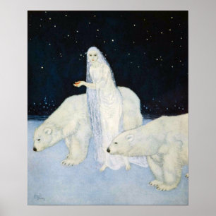 Polar Beer Winter Magic Poster Print Edmund Dulac