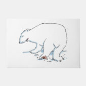 Polar Beren deurmat (Voorkant)