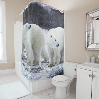 Polar Beren Shower Curtain Douchegordijn
