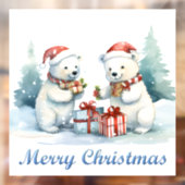 Polar Beren venster Cling Raamsticker (Vel 2)