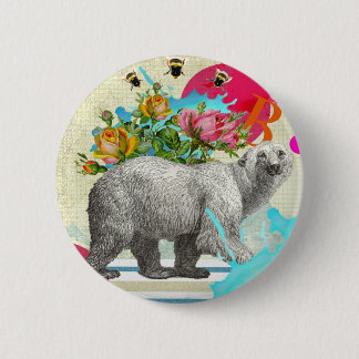 "Polar Dance 2" badge Ronde Button 5,7 Cm