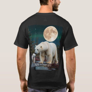 Polar Elegance onder het maanlicht T-shirt