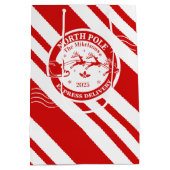 Polar Express Christmas Ticket Medium Cadeauzakje (Achterkant)