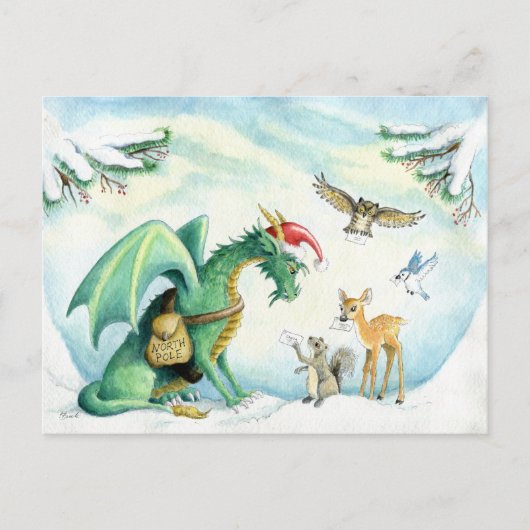 Polar Express Dragon - briefkaart (Voorkant)