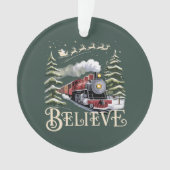 Polar Express Kerstcadeau Geloof Kerstmis Winter Ornament (voorkant)