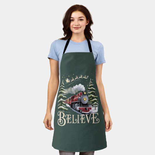 Polar Express Kerstcadeau Geloof Kerstmis Winter Schort (Gedragen)