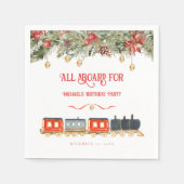 Polar Express kerstfeest Servet (Voorkant)