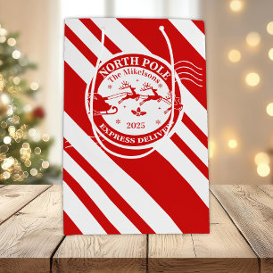 Polar Express Kerstkaartje Medium Cadeauzakje