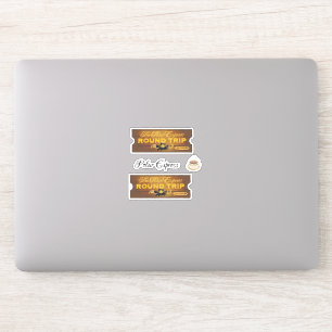 Polar express sticker blad