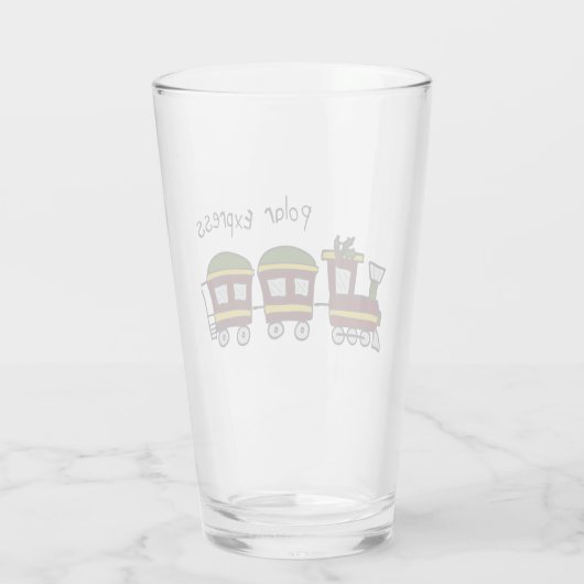 Polar Express Train Glas (Achterkant)