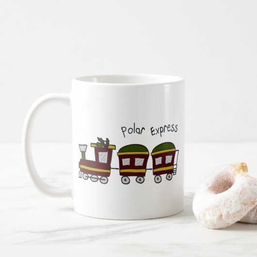 Polar Express Train Koffiemok (Met donut)