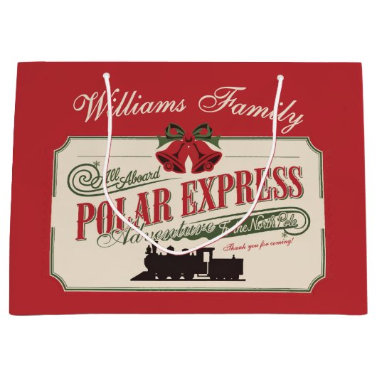 Polar Express trein avontuur gelooft in Kerstmis Groot Cadeauzakje (Voorkant)